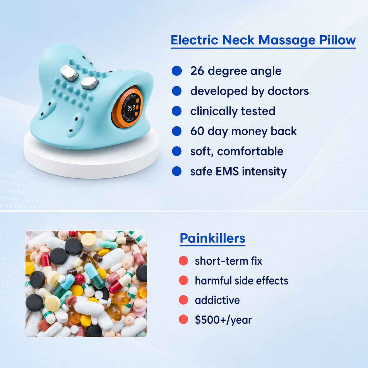 Electric Neck Massage Pillow