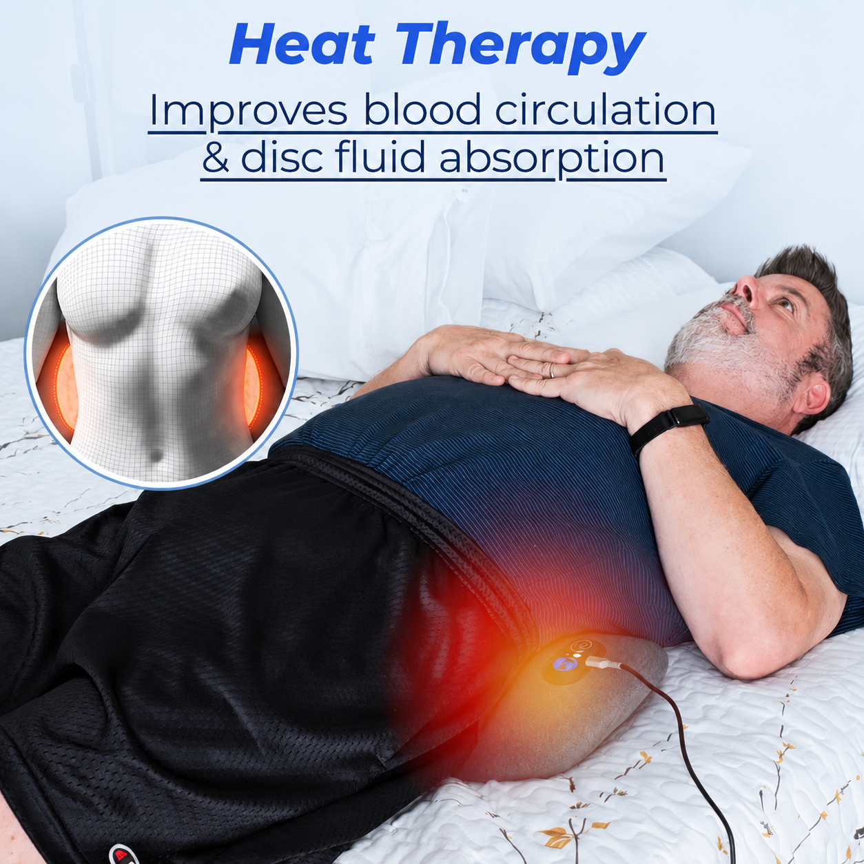 Electric Back Massager Pillow