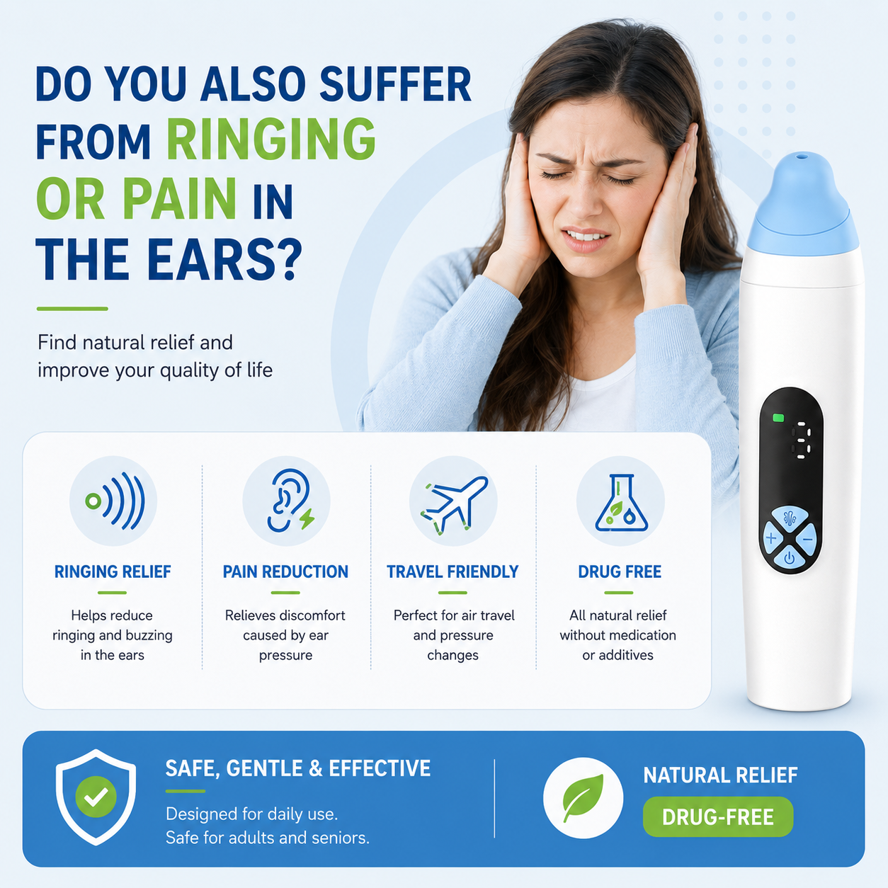 Ear Pressure Massager Devices