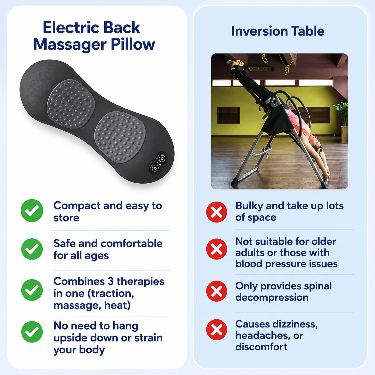 Electric Back Massager Pillow