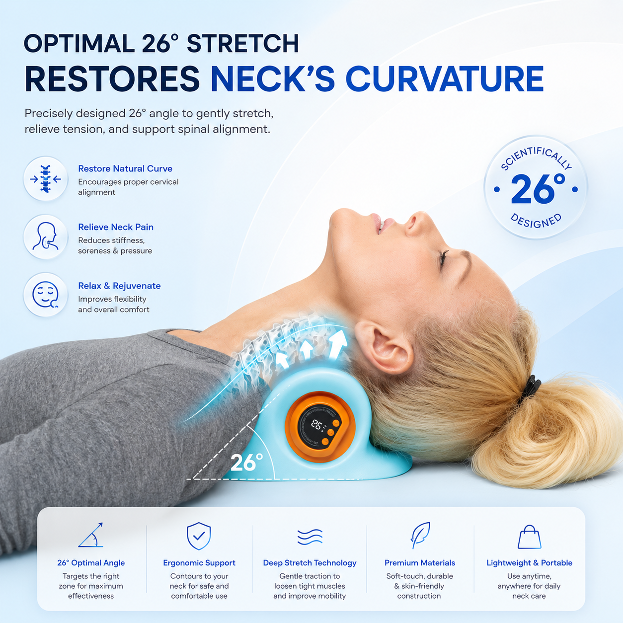 Electric Neck Massage Pillow