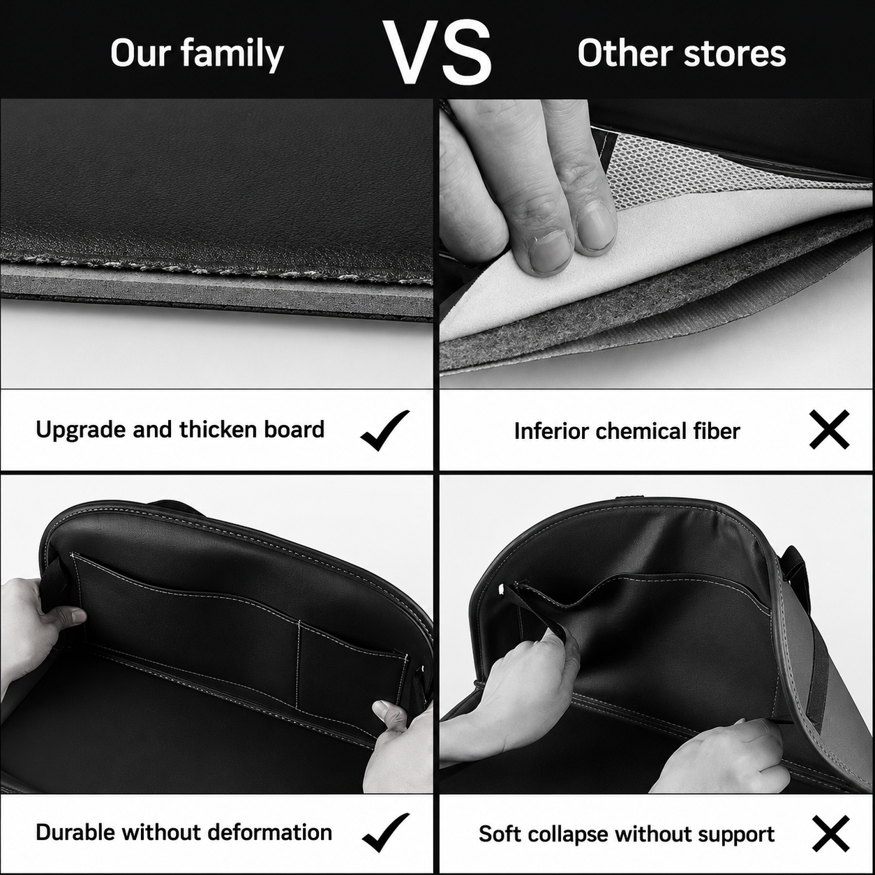Leather Car Seat Organizer