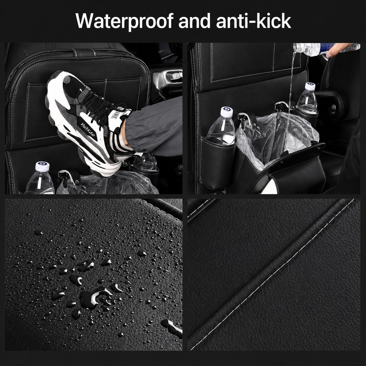 Leather Car Seat Organizer