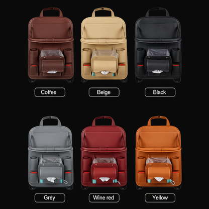 Leather Car Seat Organizer